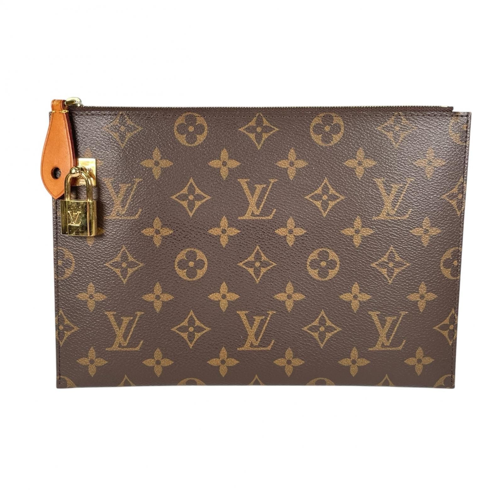 Louis Vuitton Carrousel Pouch Monogram Canvas Brown