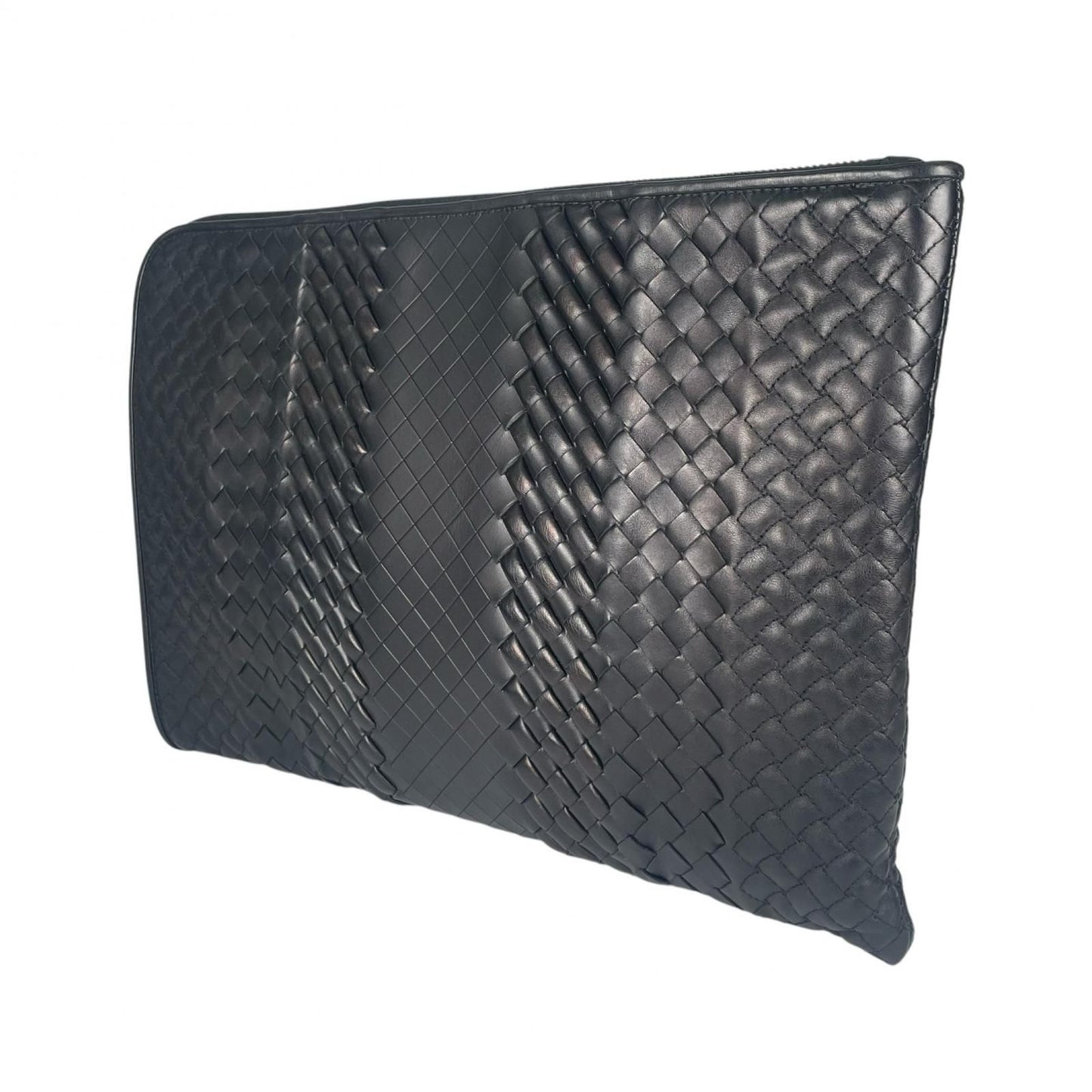 Bottega Veneta Intrecciato Clutch Leather Black — view 2