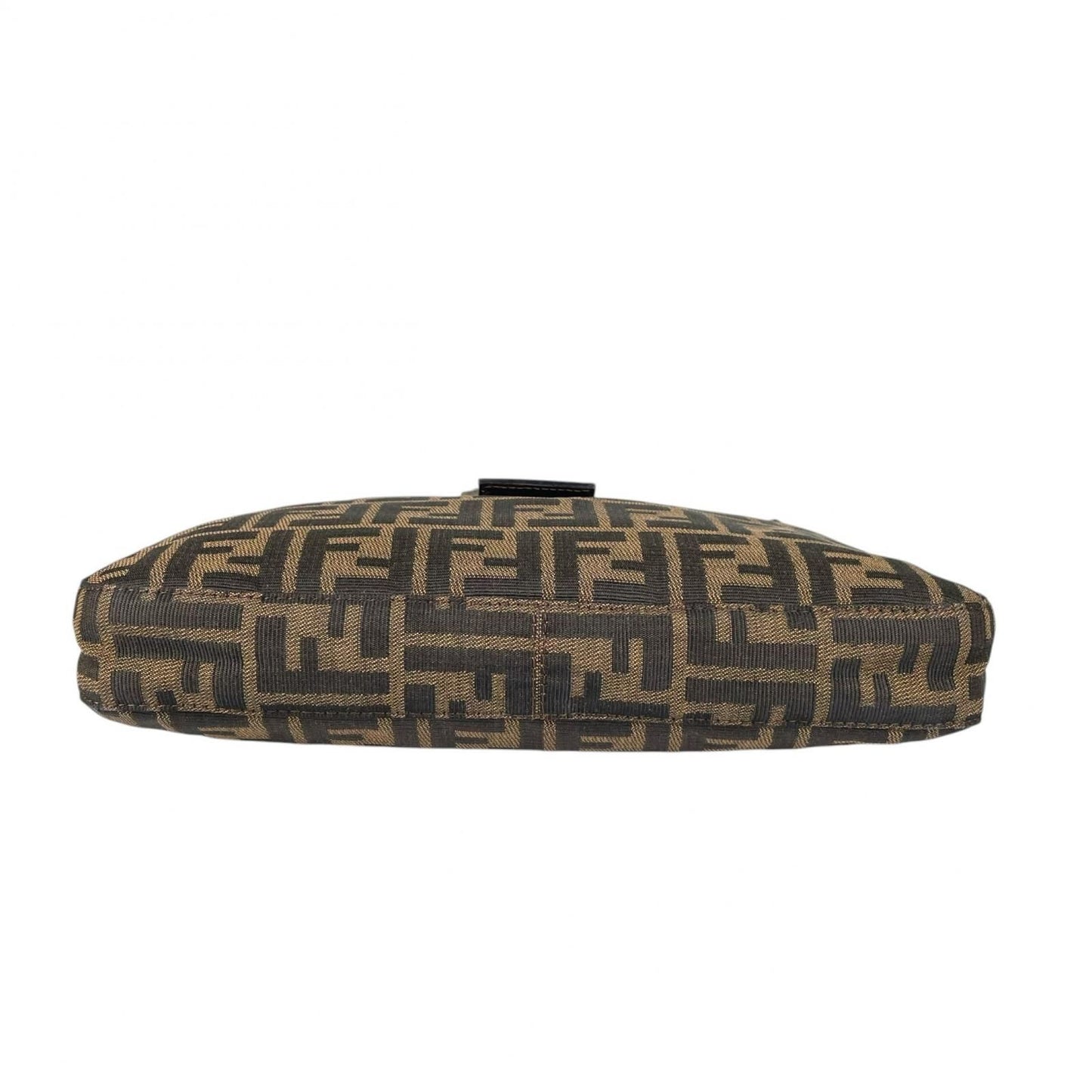Fendi Zucca Hobo Shoulder Bag Canvas Brown — view 4