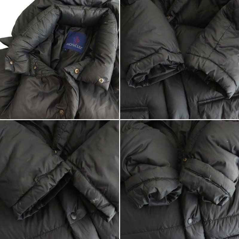 Moncler Down Coat with Hood 3 Black ES