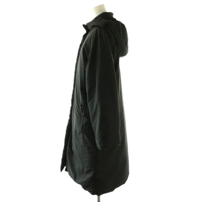 Max Mara Weekend Line Down Coat Outer with Hood 40 Black DF