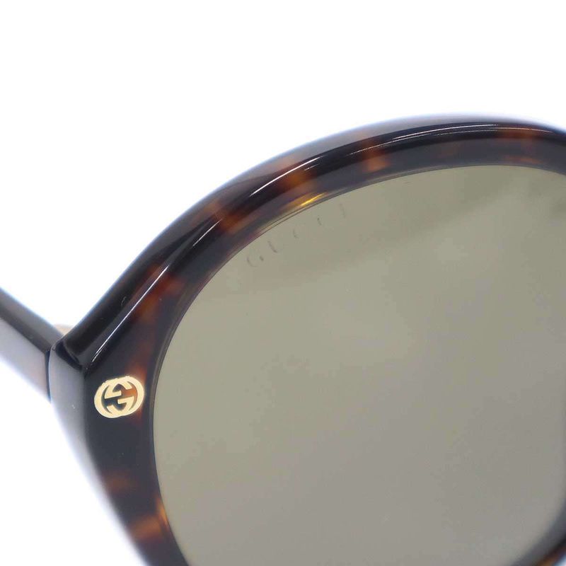 Gucci Round Frame Sunglasses Eyewear Brown