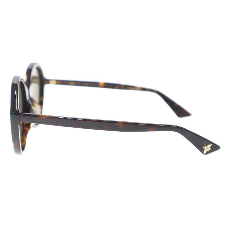 Gucci Round Frame Sunglasses Eyewear Brown