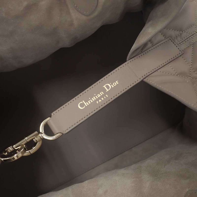 Dior Toujours Bag Large Macro Cannage Calfskin Beige