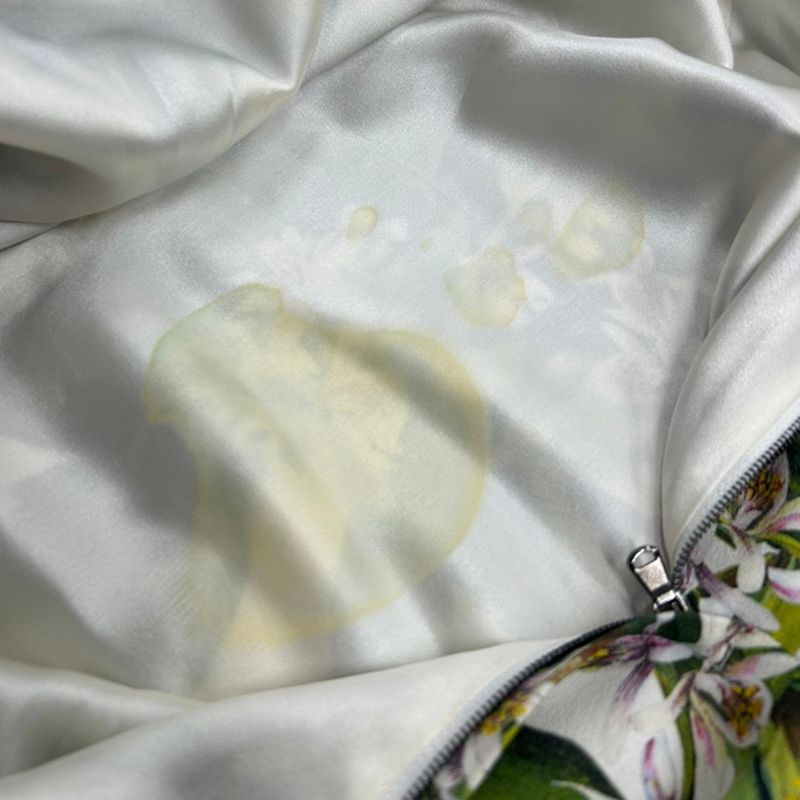 Dolce & Gabbana Flower Rayon Skirt Green White 38