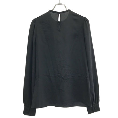 Dolce & Gabbana Bowtie Silk Pullover Blouse Black 38 Sweater