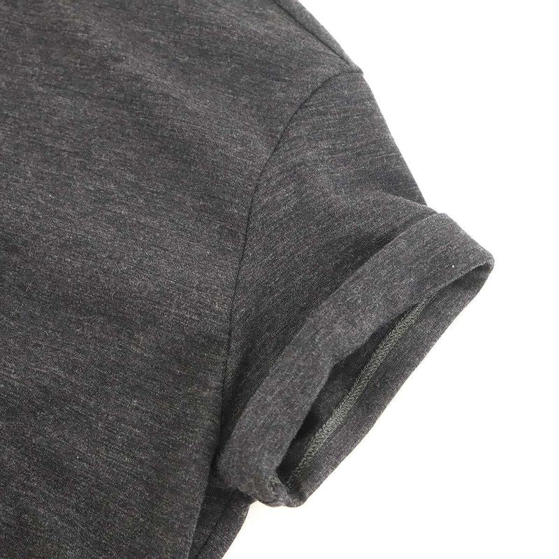 Brunello Cucinelli Spanco Lucara Wool Jersey Dress Gray