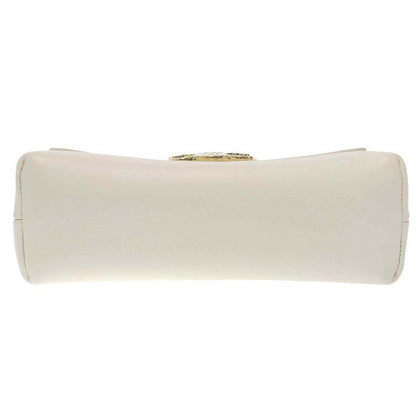 Celine Victoire Triomphe Shoulder Bag Soft Sapul Cafskin White