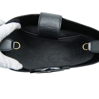 Louis Vuitton Epi Reverie Shoulder Bag Noir Black Leather