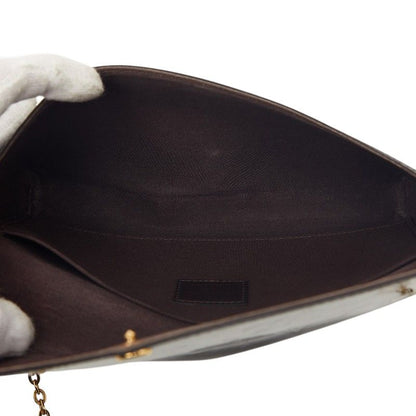 Louis Vuitton Monogram Vernis Pochette Felicity Chain Shoulder Bag Amarante
