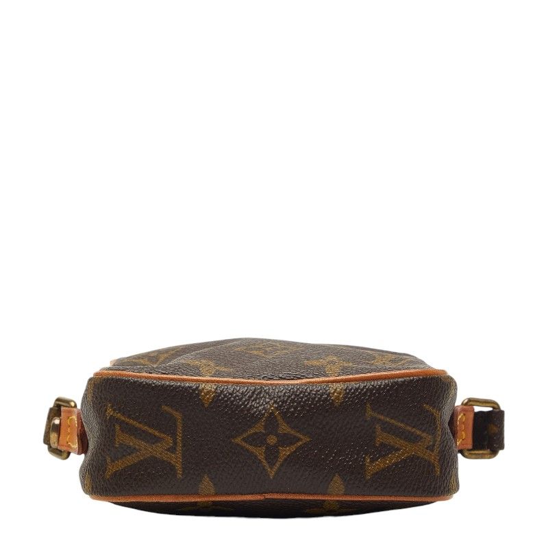 Louis Vuitton Monogram Mini Danube Shoulder Bag Brown Leather