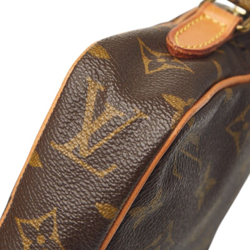 Louis Vuitton Monogram Mini Danube Shoulder Bag Brown Leather