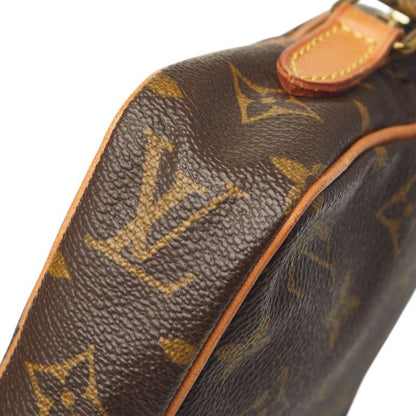 Louis Vuitton Monogram Mini Danube Shoulder Bag Brown Leather