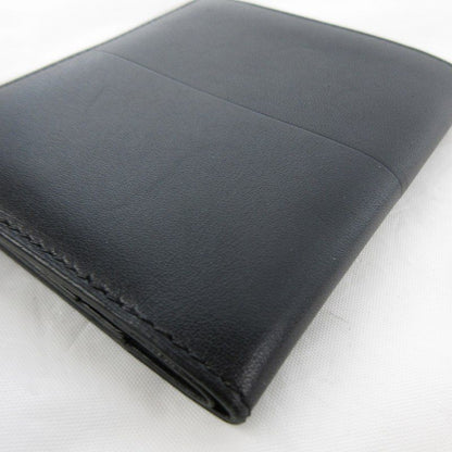 Hermes Manhattan Card Case Billfold Wallet Bifold Black Box Calf Veau Swift