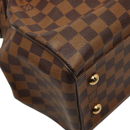 Louis Vuitton Damier Trevi GM 2-Way Shoulder Bag Brown Leather