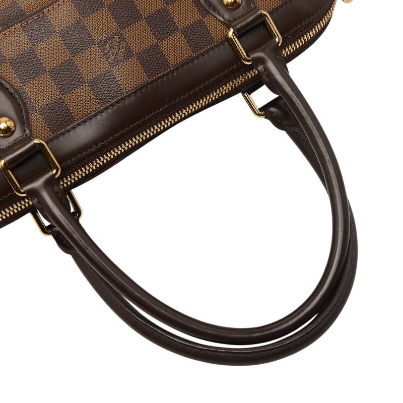 Louis Vuitton Damier Trevi GM 2-Way Shoulder Bag Brown Leather