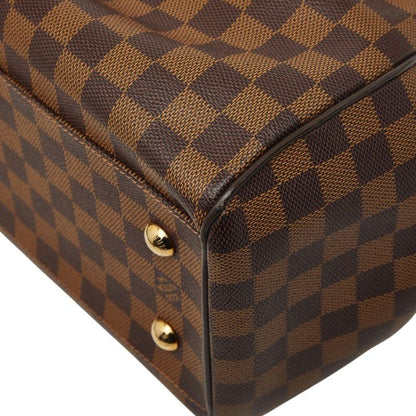 Louis Vuitton Damier Trevi GM 2-Way Shoulder Bag Brown Leather