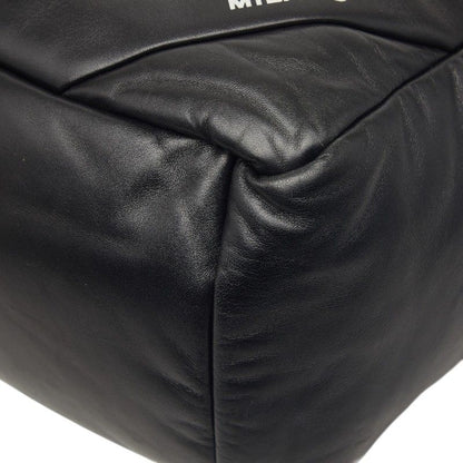 Prada Tote Shoulder Bag Black Leather