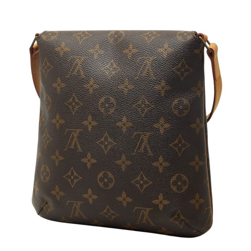 Louis Vuitton Monogram Musette Salsa Long Crossbody Shoulder Bag Brown Leather