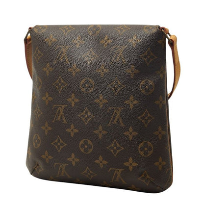 Louis Vuitton Monogram Musette Salsa Long Crossbody Shoulder Bag Brown Leather