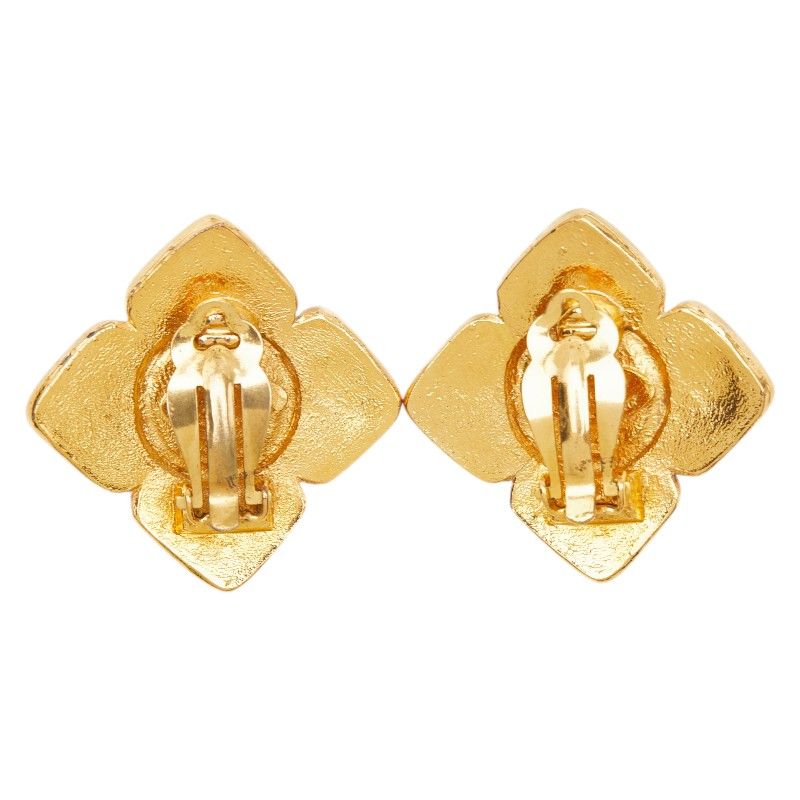 Chanel Vintage Pearl Earrings Gold Plated