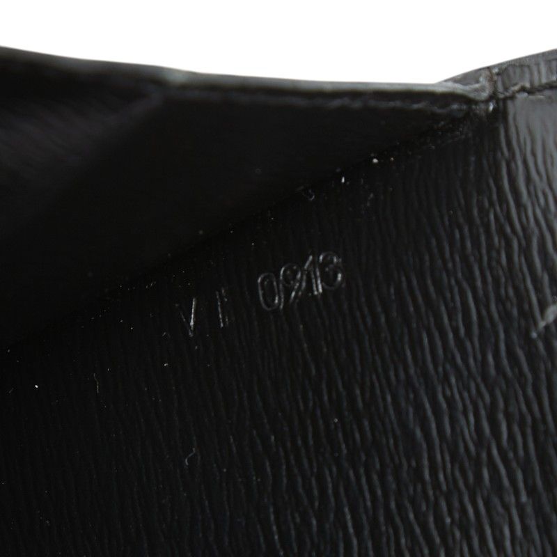 Louis Vuitton Epi Capuchin Shoulder Bag Black Noir Leather