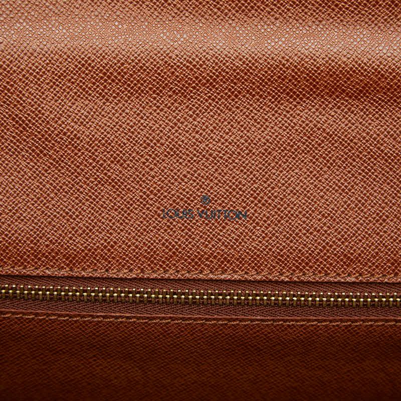 Louis Vuitton Monogram Monceau 2-Way Shoulder Bag Brown Leather