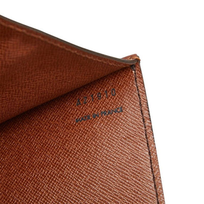 Louis Vuitton Monogram Monceau 2-Way Shoulder Bag Brown Leather