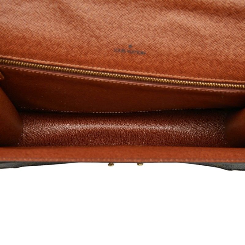 Louis Vuitton Monogram Monceau 2-Way Shoulder Bag Brown Leather