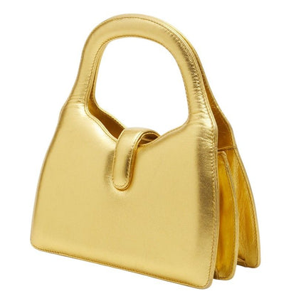 Bottega Veneta Mini Handbag Gold Leather