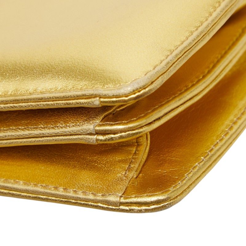 Bottega Veneta Mini Handbag Gold Leather