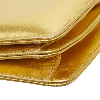 Bottega Veneta Mini Handbag Gold Leather