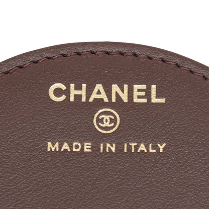 Chanel CC Logo Paris Hamburg Mirror Charm Navy Wool