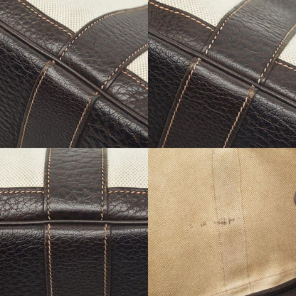 Hermes Garden Party PM Tote Brown Toilet Ash Leather Canvas