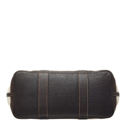 Hermes Garden Party PM Tote Brown Toilet Ash Leather Canvas