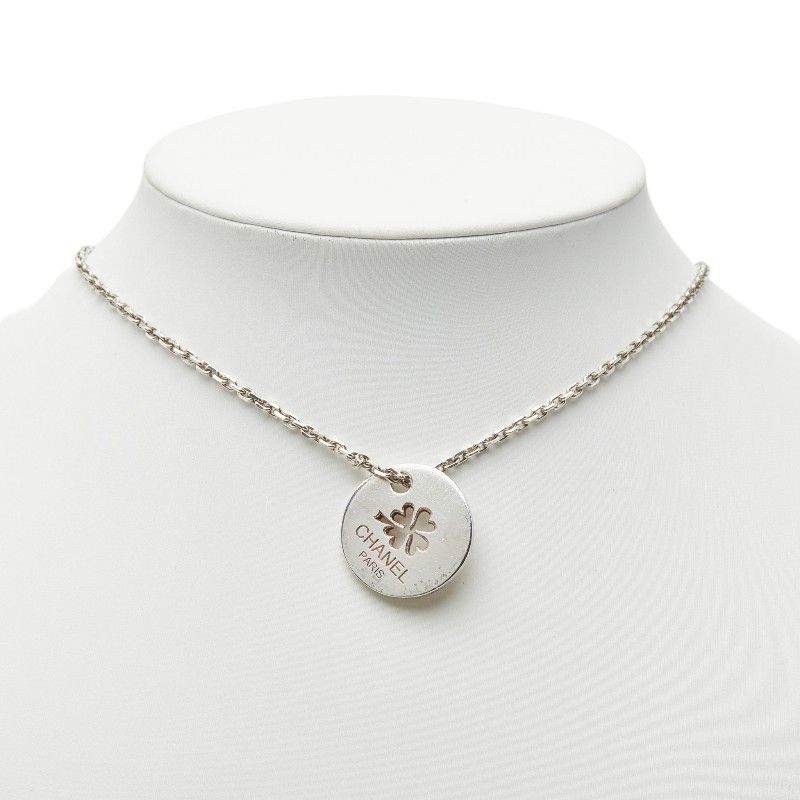 Chanel 31 Rue Cambon le Clover Motif Necklace Silver Star Ring
