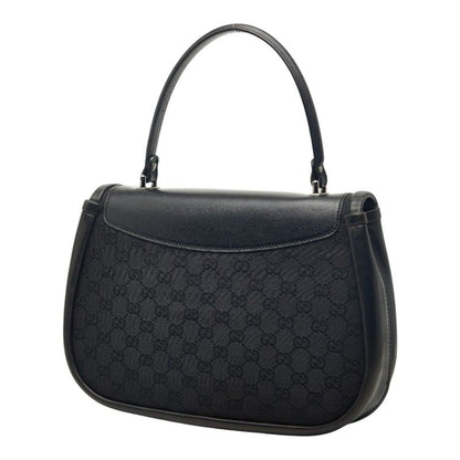 Gucci GG Canvas Handbag Black