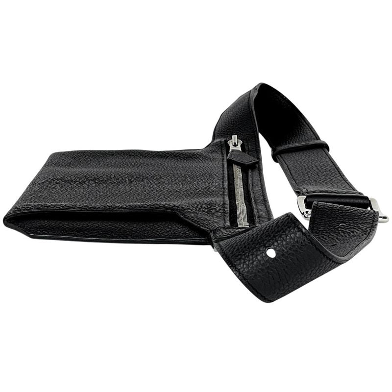 Hermes Ultrapla Taurillon Noviyo Belt Bag Leather Black