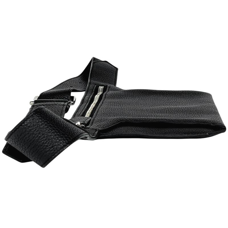 Hermes Ultrapla Taurillon Noviyo Belt Bag Leather Black
