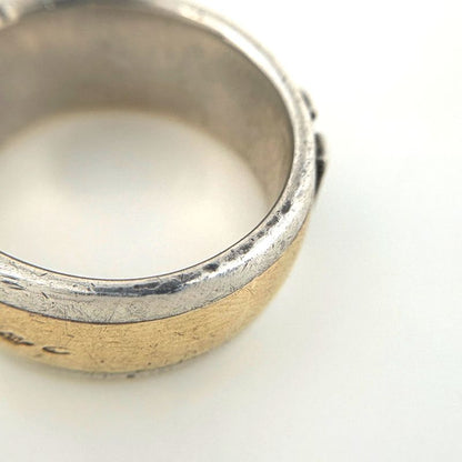 Hermes Ring Hlogo . 750 Silver Gold