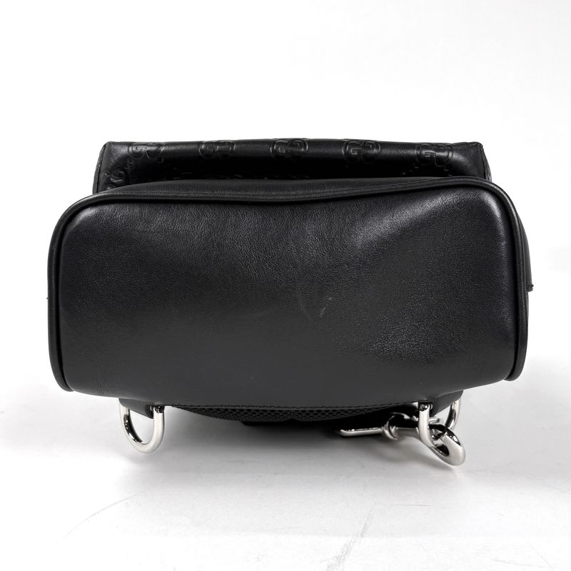 Gucci Guccissima Shoulder Bag Bag Leather Black