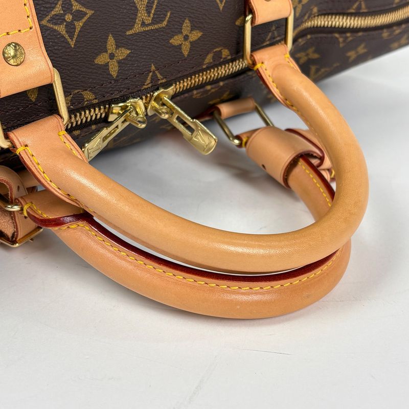 Louis Vuitton Keepall Bandouliere 55 2-Way Shoulder Bag Monogram Brown