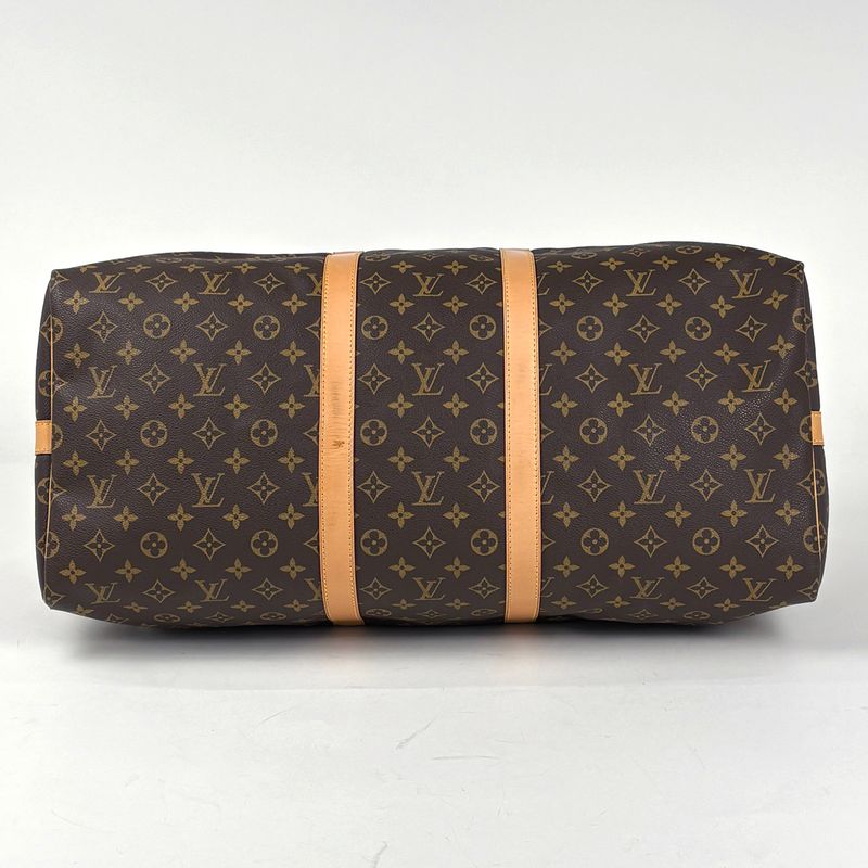 Louis Vuitton Keepall Bandouliere 55 2-Way Shoulder Bag Monogram Brown