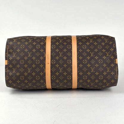 Louis Vuitton Keepall Bandouliere 55 2-Way Shoulder Bag Monogram Brown
