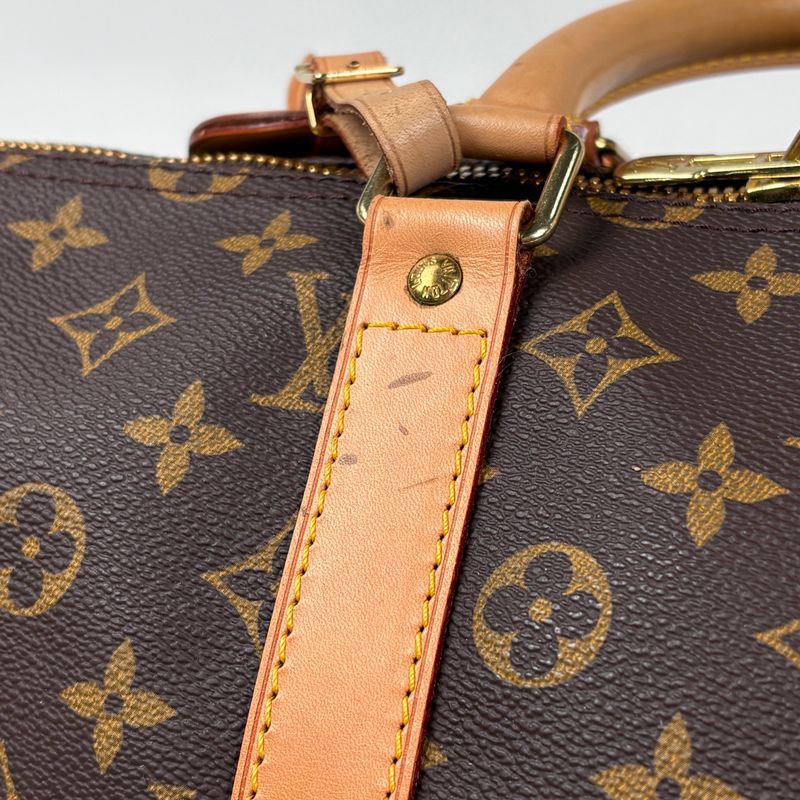 Louis Vuitton Keepall Bandouliere 55 2-Way Shoulder Bag Monogram Brown