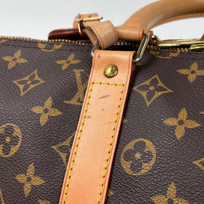 Louis Vuitton Keepall Bandouliere 55 2-Way Shoulder Bag Monogram Brown