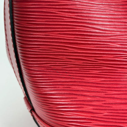 Louis Vuitton Noe Shoulder Drawstring Bag Epi Castilian Red