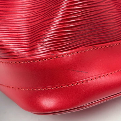 Louis Vuitton Noe Shoulder Drawstring Bag Epi Castilian Red