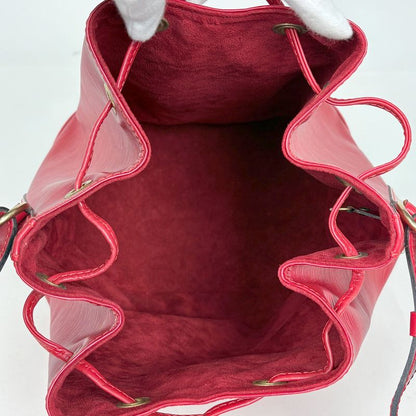 Louis Vuitton Noe Shoulder Drawstring Bag Epi Castilian Red