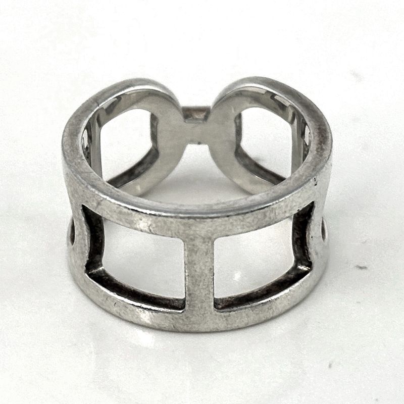 Hermes Chaine D'ancre MM Ring Silver